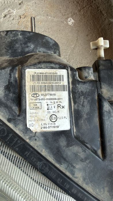 Лада гранта фара