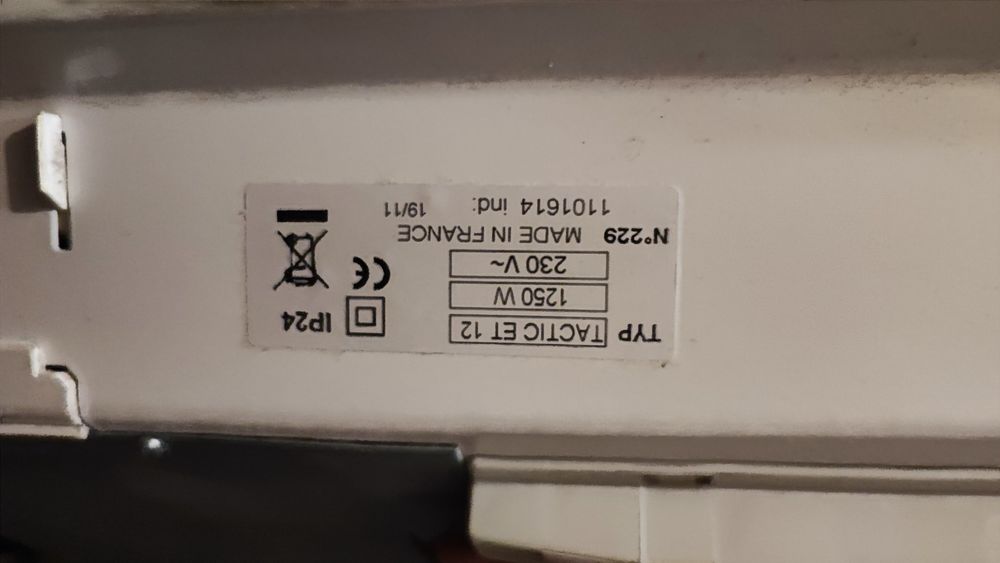 Конвектор Airelec Tactic Et 1500W