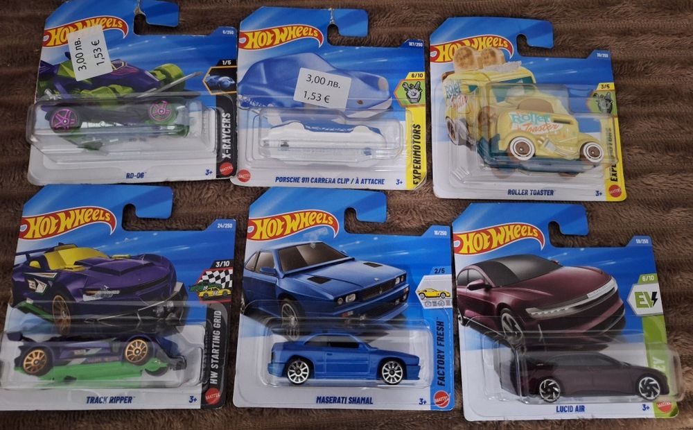 Hot wheels колички