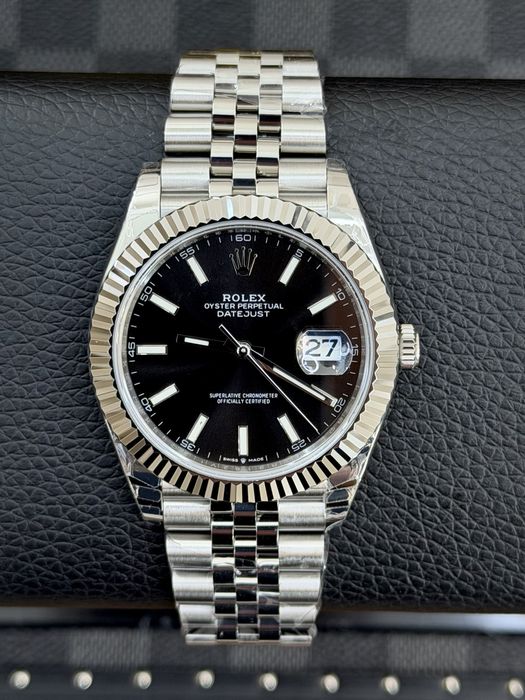 Rolex Date-Just 41mm Black Dial ETA 3235