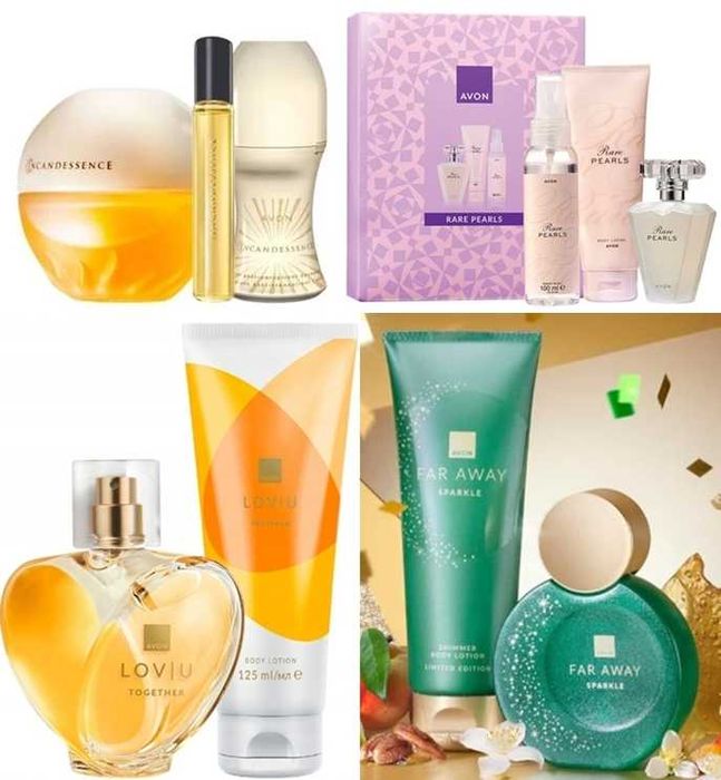 AVON - TTA Today,Far Away,Attraction,Premiere Luxe,Rare Pearls