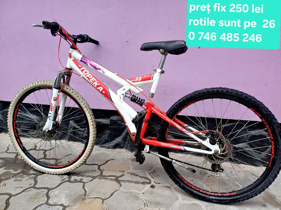 Bicicleta cu frane pe disc