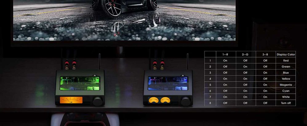 Hi Fi комбо Ampapa Q1 DAC + Ampapa D1 TPA3255 ESS9039 AK4493 PFFB Bluetooth 5.2