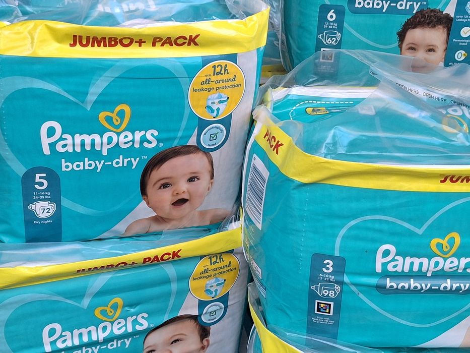 Памперси различни размери