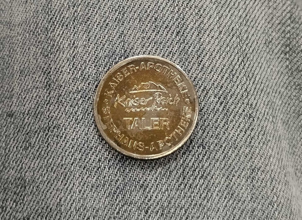 стар месингов аптечен жетон - аптека -Германия