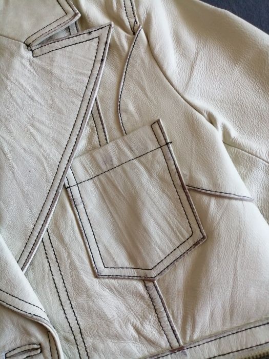 Сако естествена кожа размер S