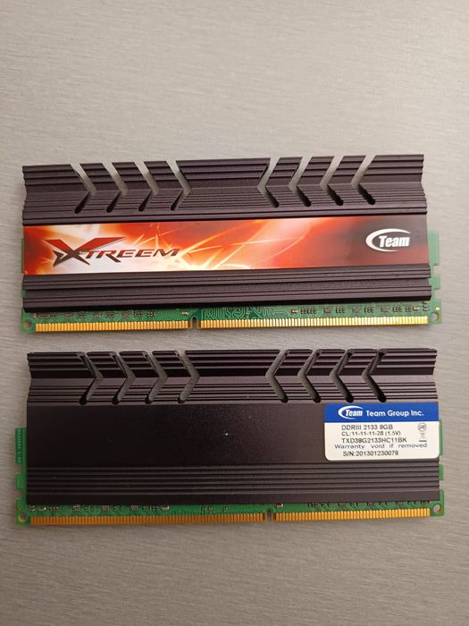 RAM памет Team Xtreem 8GB (2x4GB) DDR3 2133MHz