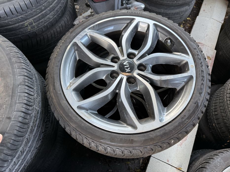 Оригинални спортни алуминиеви джанти KIA 18″ с гуми – много запазени