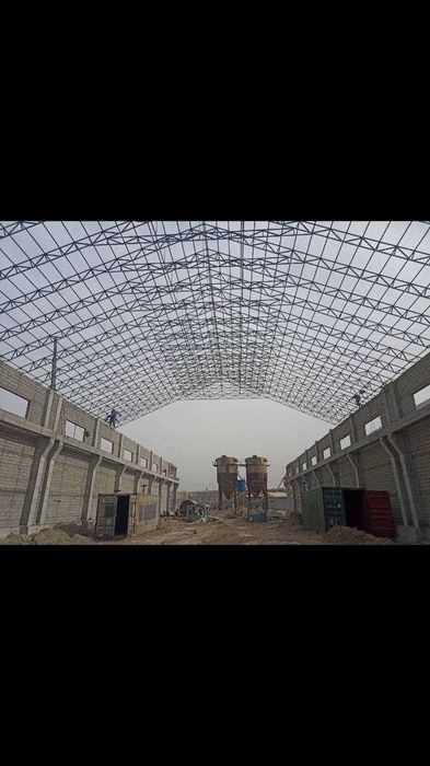 Metall konstruksiya tom, naves, to'yxona va boshqa turdagi xizmatlar