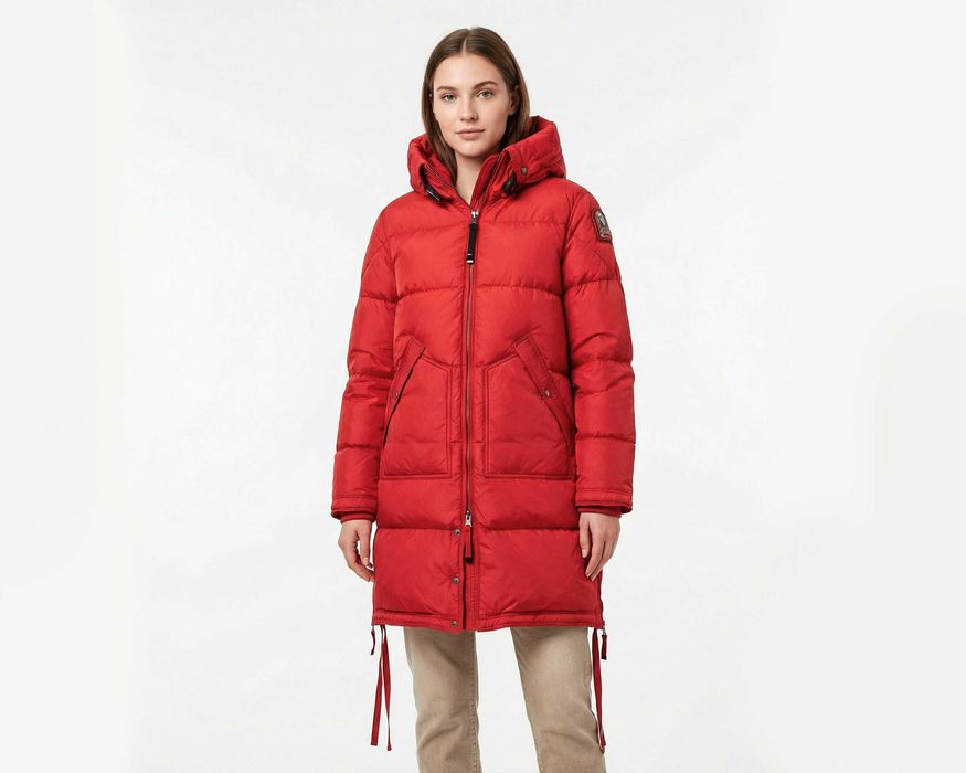 PARAJUMPERS Оригинално дамско яке парка с пух и качулка размер S