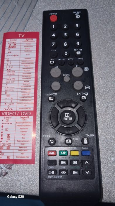 Telecomanda este NOUĂ