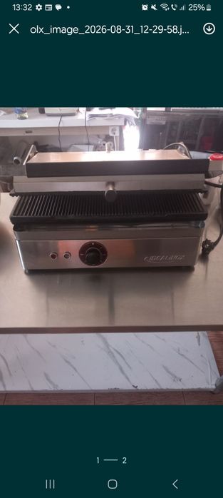 Gratar electric profesional.IDEAL INOX.,în stare foarte buna.carcasă inox. Placa striata pt gratar. Termostat reglabil.Este nou doar probat.i
