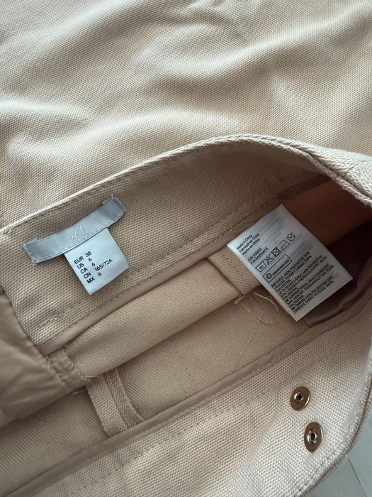 H&M къса бежова пола