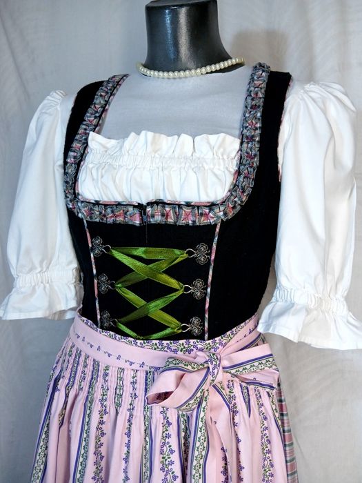Dirndl Nr 38 Rochie bavareză, tiroleza sarafan tradițional austriac camașa Hess nr 38