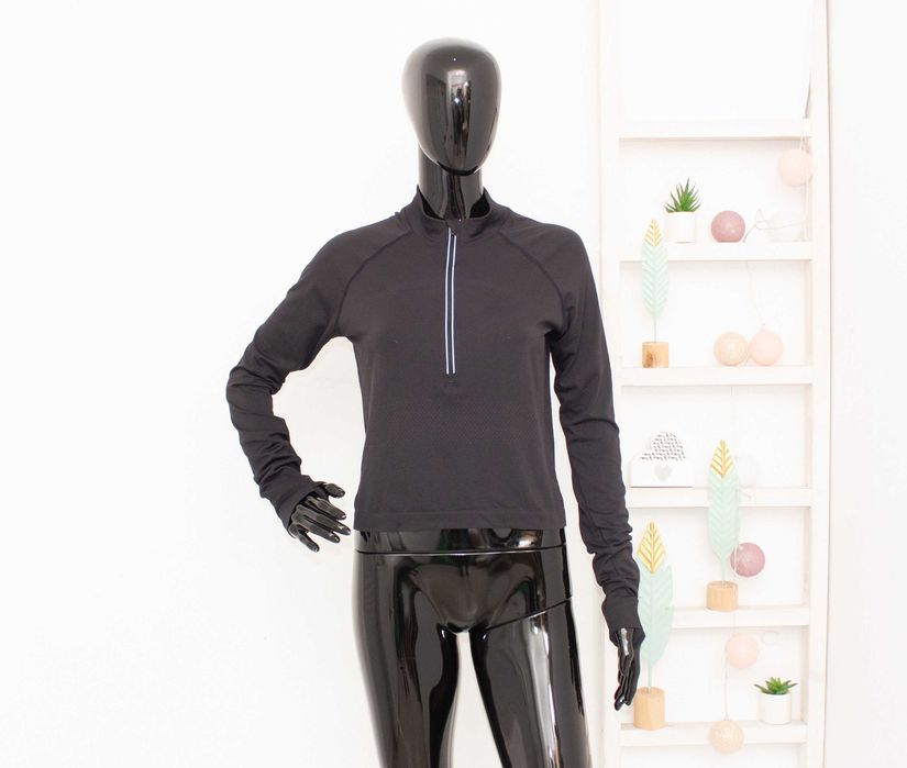 lululemon Swiftly Tech 1/2 Zip 2.0 дамска блузка за тренировки US10 L