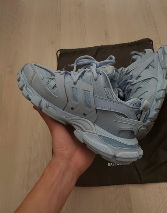 Balenciaga track baby blue