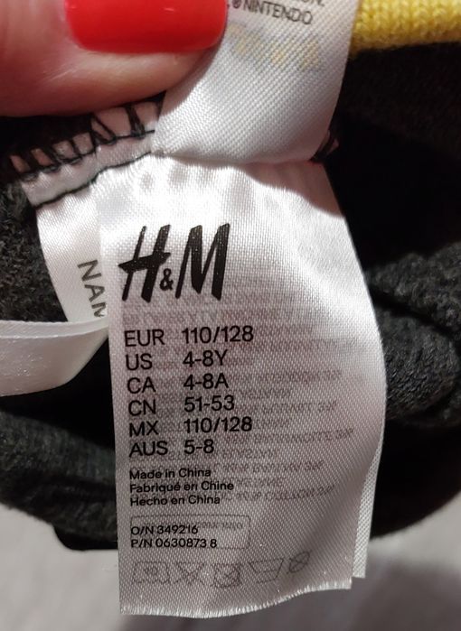 Лот детски шапки H&M, Topolino,Nickelodeon