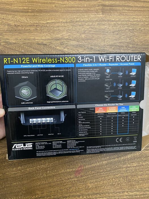 Wi-fi роутер  Asus 3 в одном