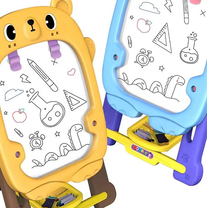 Чудесна двустранна дъска Мече с бяла и черна страна