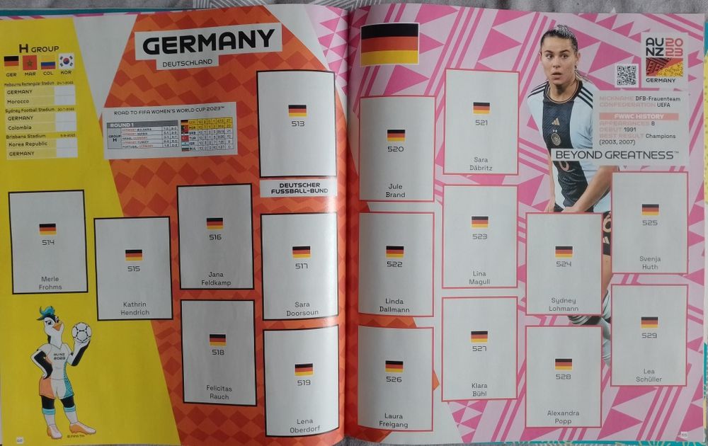 Album gol World Cup Women's 2023 Panini