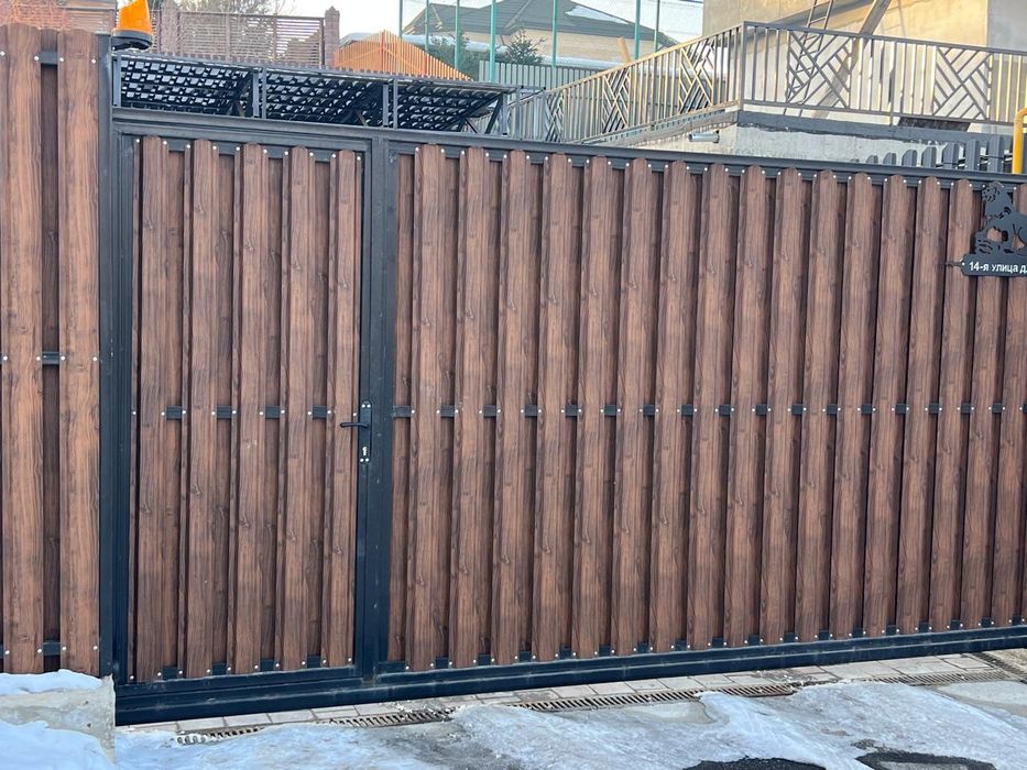 Навес на заказ. Решетка. Перила. Ворота. Калитка. Забор. Варота.