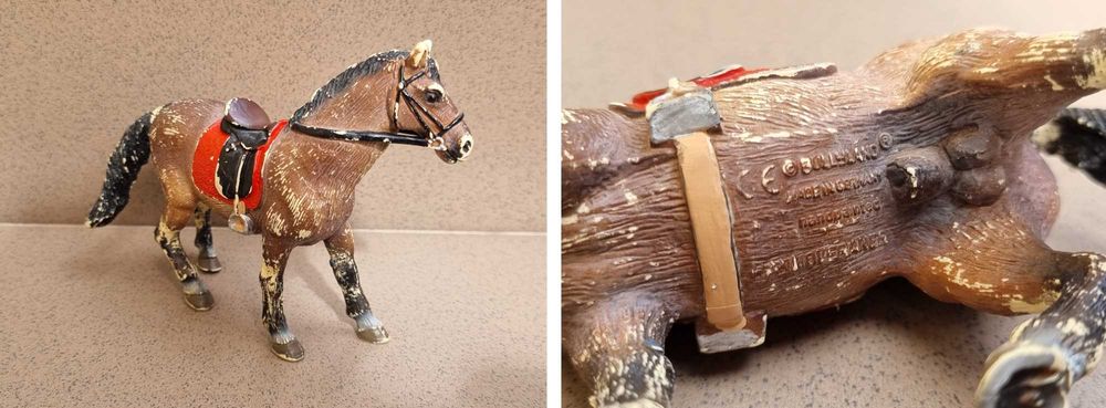 Lot 5 cai si vaci Bullyland Germania, figurine handpainted