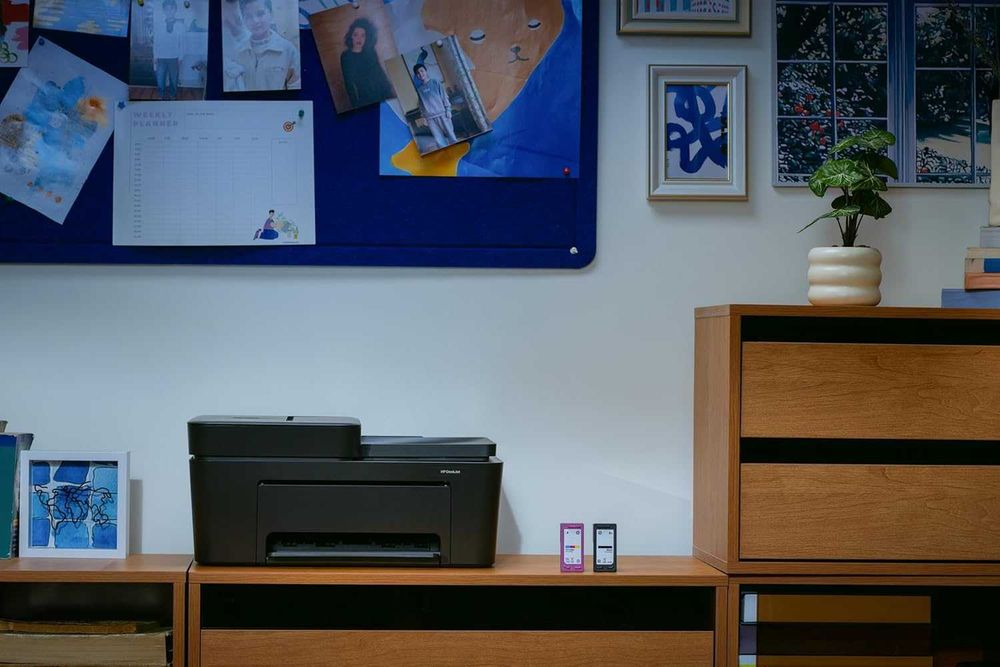 Многофункционален принтер HP DeskJet 4310, безжичен, цветен, ADF