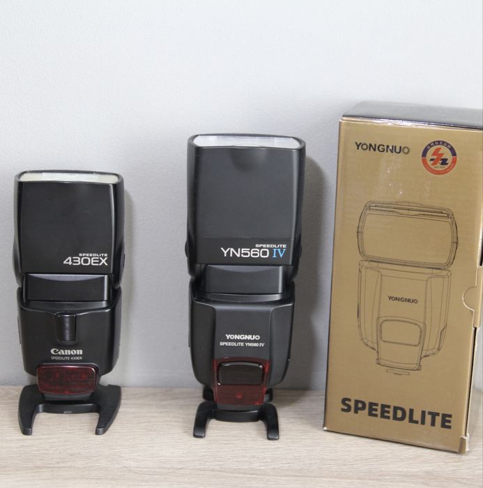 Вспышка Canon и Yongnuo