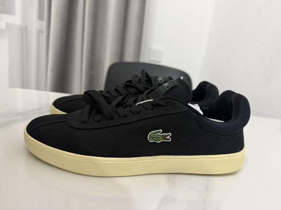 Кеды Lacoste Baseshot, черные, 42 размер