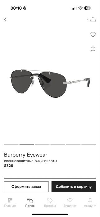 Очки Burberry
