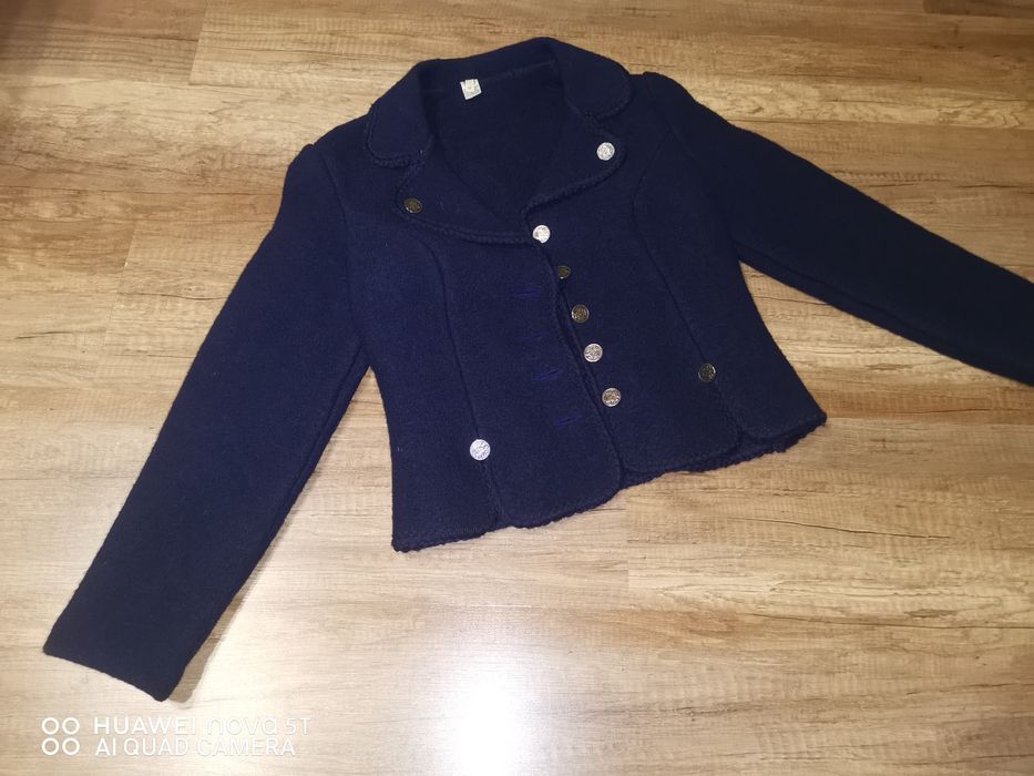 Sacou vintage din 100% lână virgina