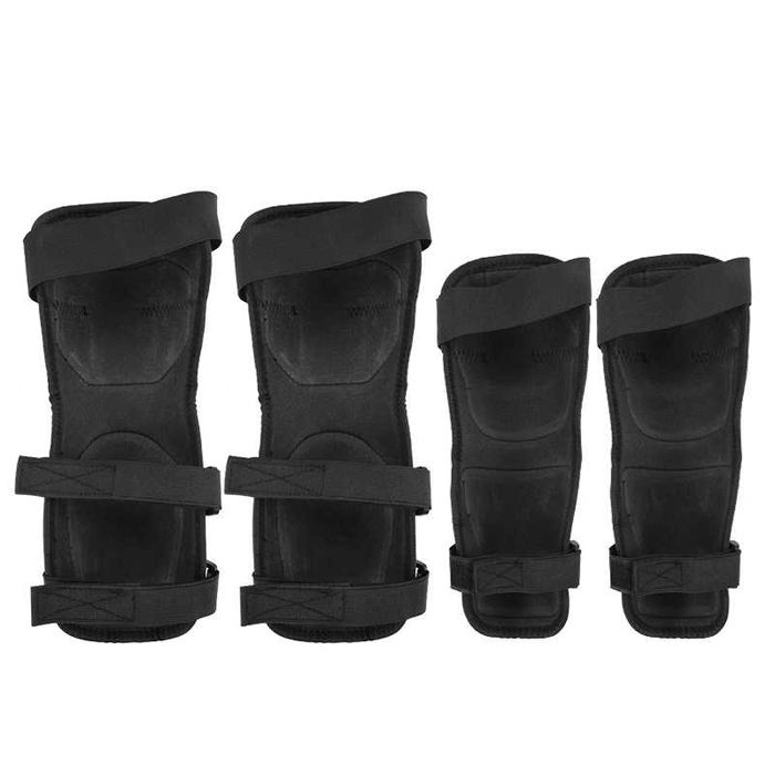 Set Protectii Moto pentru Genunchi si Coate, Usoare, Confortabile, Pentru Moto, Scuter, Bicicleta Negru