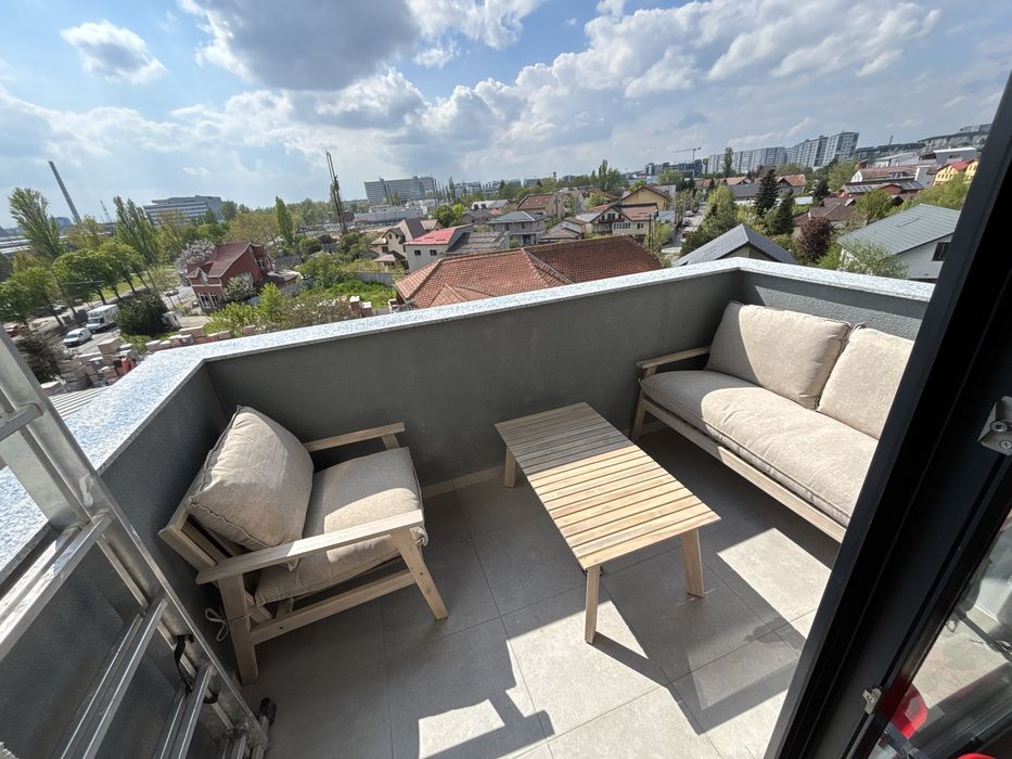 Fotoliu de terasa+masuta de cafea