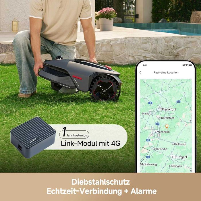 ПРОМО Нов 2г Гаранция Робот за Косене на Трева Mova LiDAX Ultra 1600 – 1600 м², 3D LiDAR, Без Периферен кабел