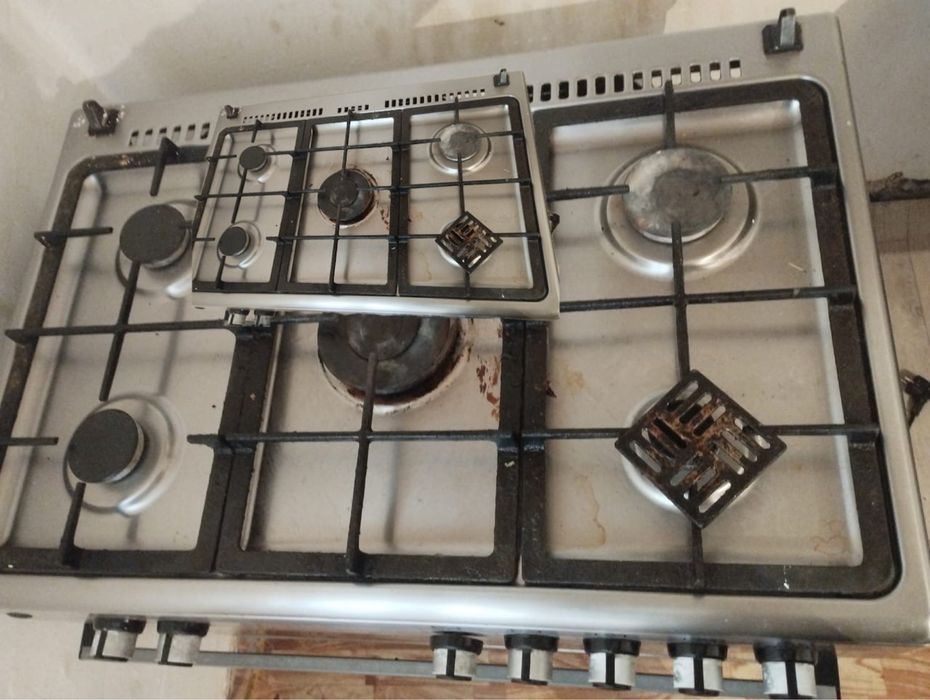 Газ плита электорника
