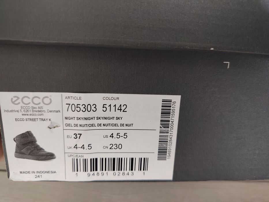 Ботинки ECCO натуральную нубук