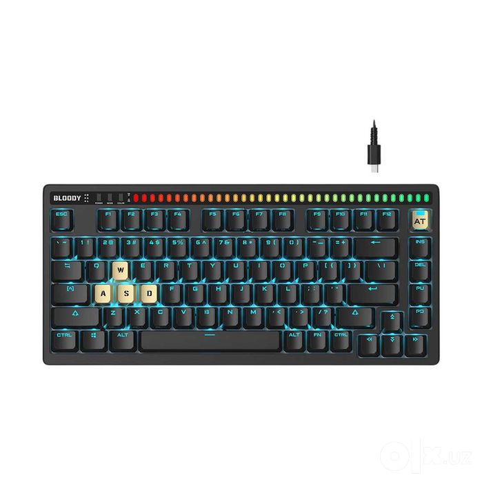 Игровая механическая клавиатура Bloody AT75 CYPHER GHOST/Nyx Mirage+/