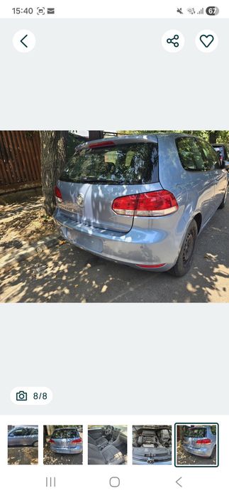 Golf 6 1.4 80cp gpl  functional VAND SAU DEZMEMBREZ