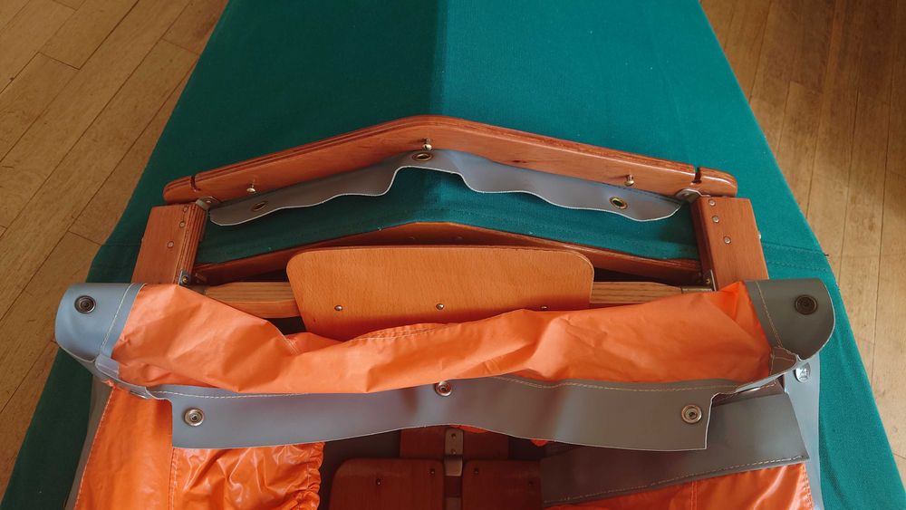 Туристически каяк Kolibri, 2 гребла, кормило, резервен рул, ребра сет