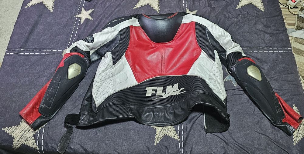 Geaca moto piele