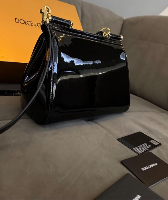 Dolce&Gabbana Sicily лачена чанта