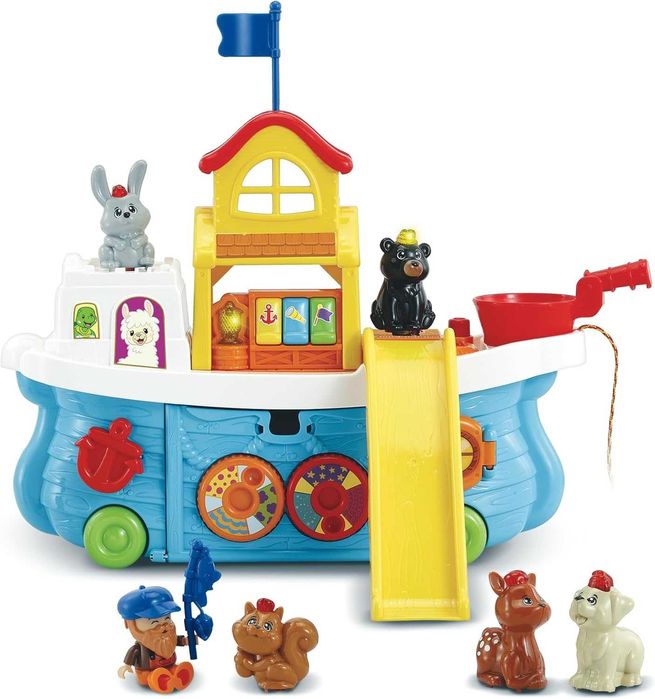 Vtech Комплект Лодка с фигури на животни със звук и светлина