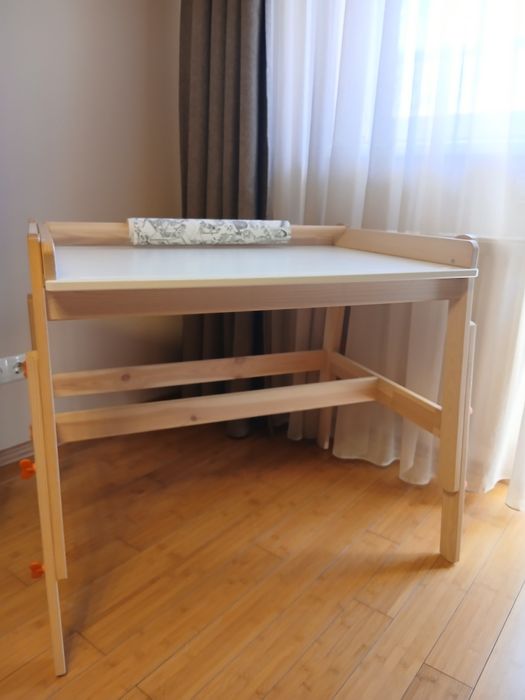 Birou pentru copii IKEA reglabil FLISAT si scaun ÖRFJÄLL