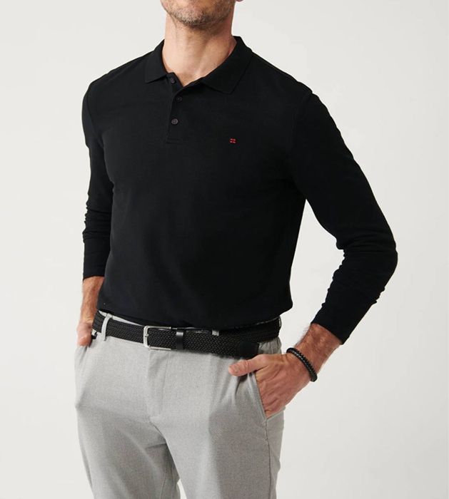 AVVA polo рубашка черный цвет