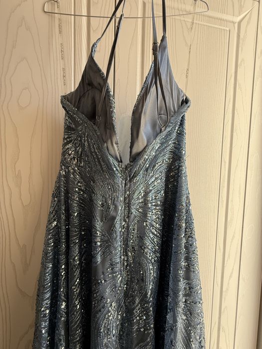 Официална дълга рокля с пайети