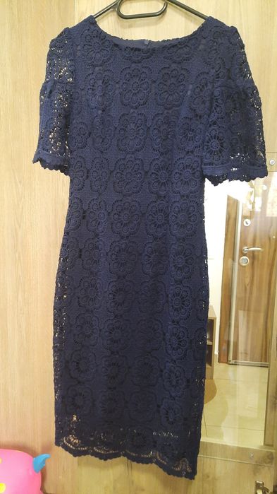 Rochie dantela albastru/ bleumarin