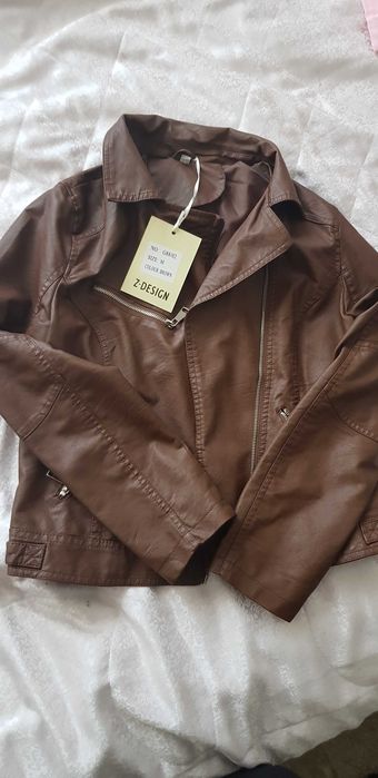 Кожено яке.Размер М