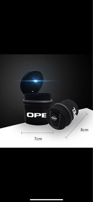 Scrumiere auto cu led