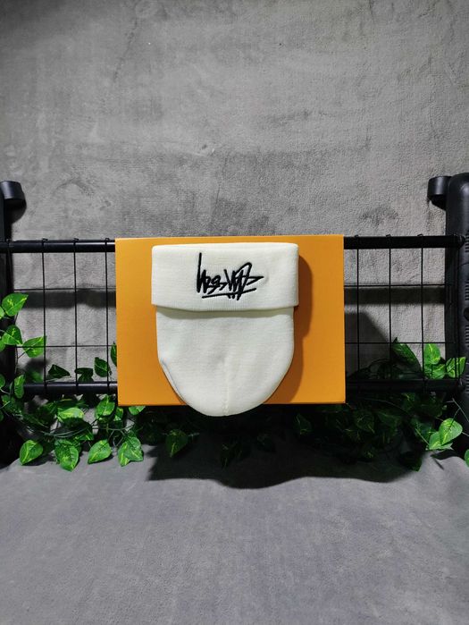 Fes Stussy culoare alba