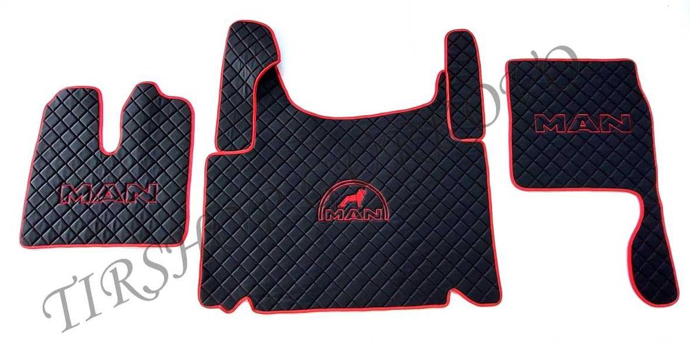 Кожени стелки за MAN TGX 2020+ с бродирани лога
